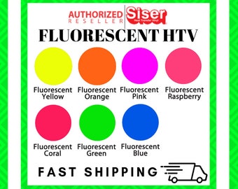 Siser EasyWeed Fluorescent HTV - 12" x 12" 5 Sheet Pack