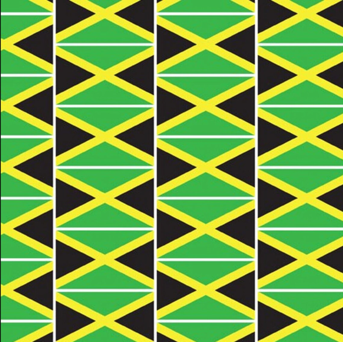 Jamaican Flags Pattern HTV / 12 X 12 / Siser Etsy