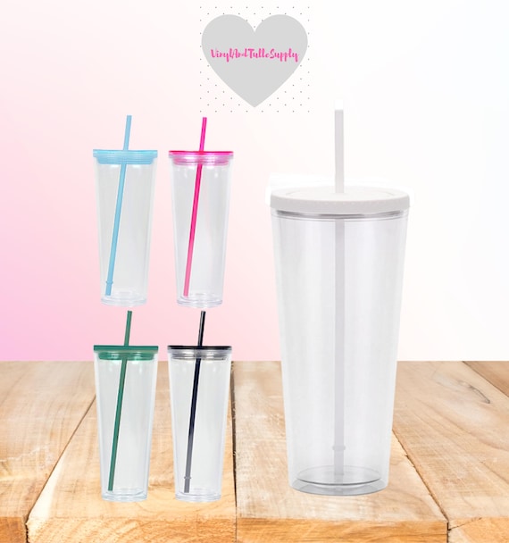 Color Lids 24oz Double Wall Insulated Acrylic Plastic Cup | Snow Globe  Tumbler