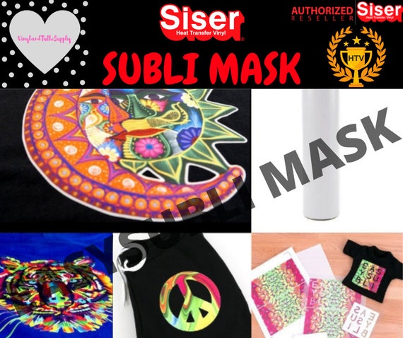 Siser Easysubli MASK 20 X 5 Yards / Printable Vinyl / Cut and Print / Heat  Transfer Vinyl / HTV / Siser Easysubli / Iron on / Tshirt Htv 