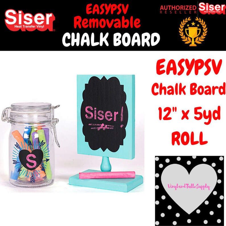 12 X 5 yards Siser EasyPSV Chalkboard Permanent Adhesive Vinyl Vinyl Roll Outdoor Vinyl Permanent Vinyl Sheets Decal Vinyl