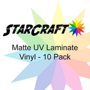 Starcraft Printable Vinyl, 8.5x11, Craft Supplies, Adhesive, High Quality,  Ink Jet, Matte, Stickers, Print and Cut, Labels, Photos 