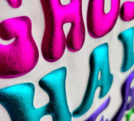 Metallic Puff Heat Transfer Vinyl | 3D Puffy HTV, 10" x 1 YD
