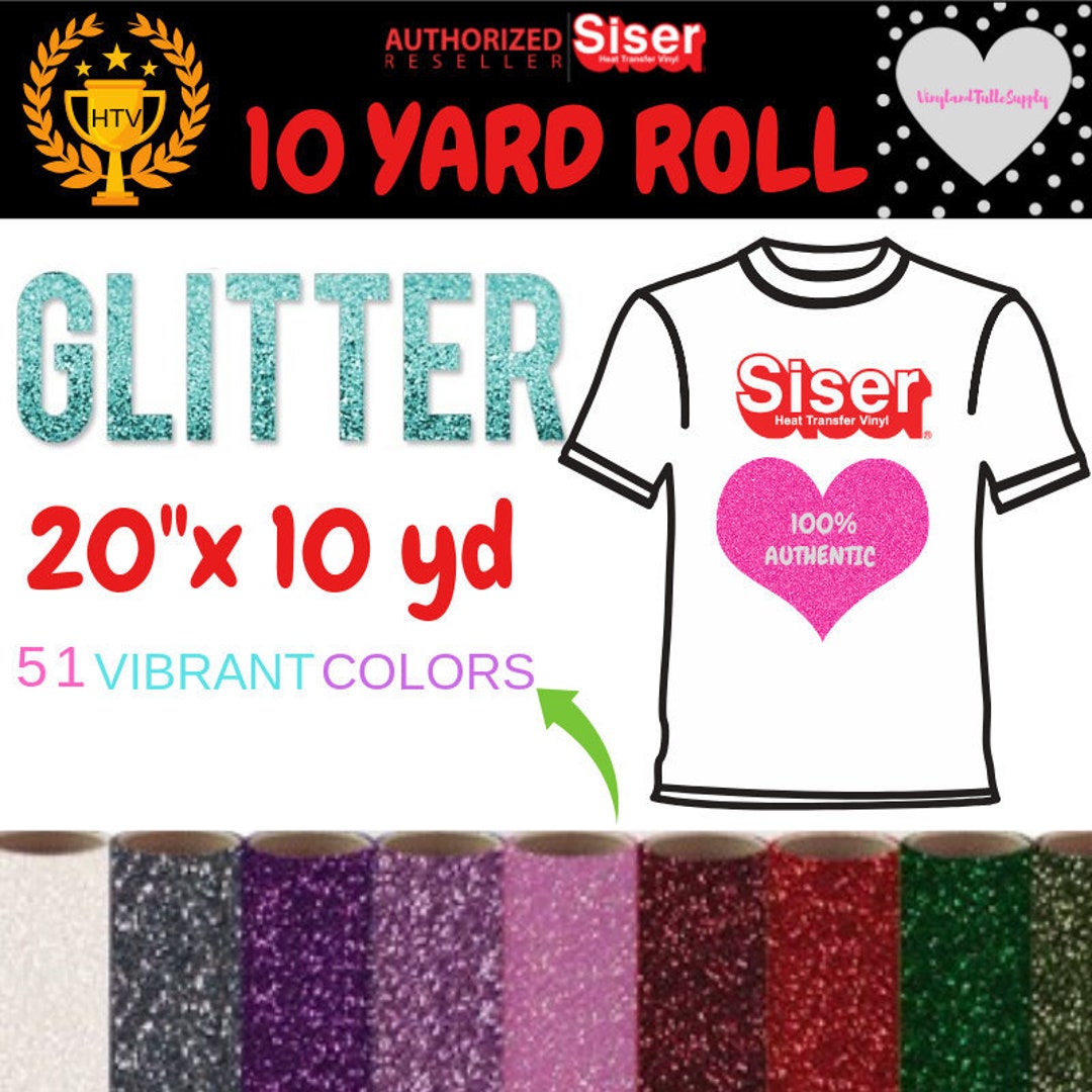 HTV Rolls Normal/ Glitter Heat Transfer Vinyl Iron on Heat Press T