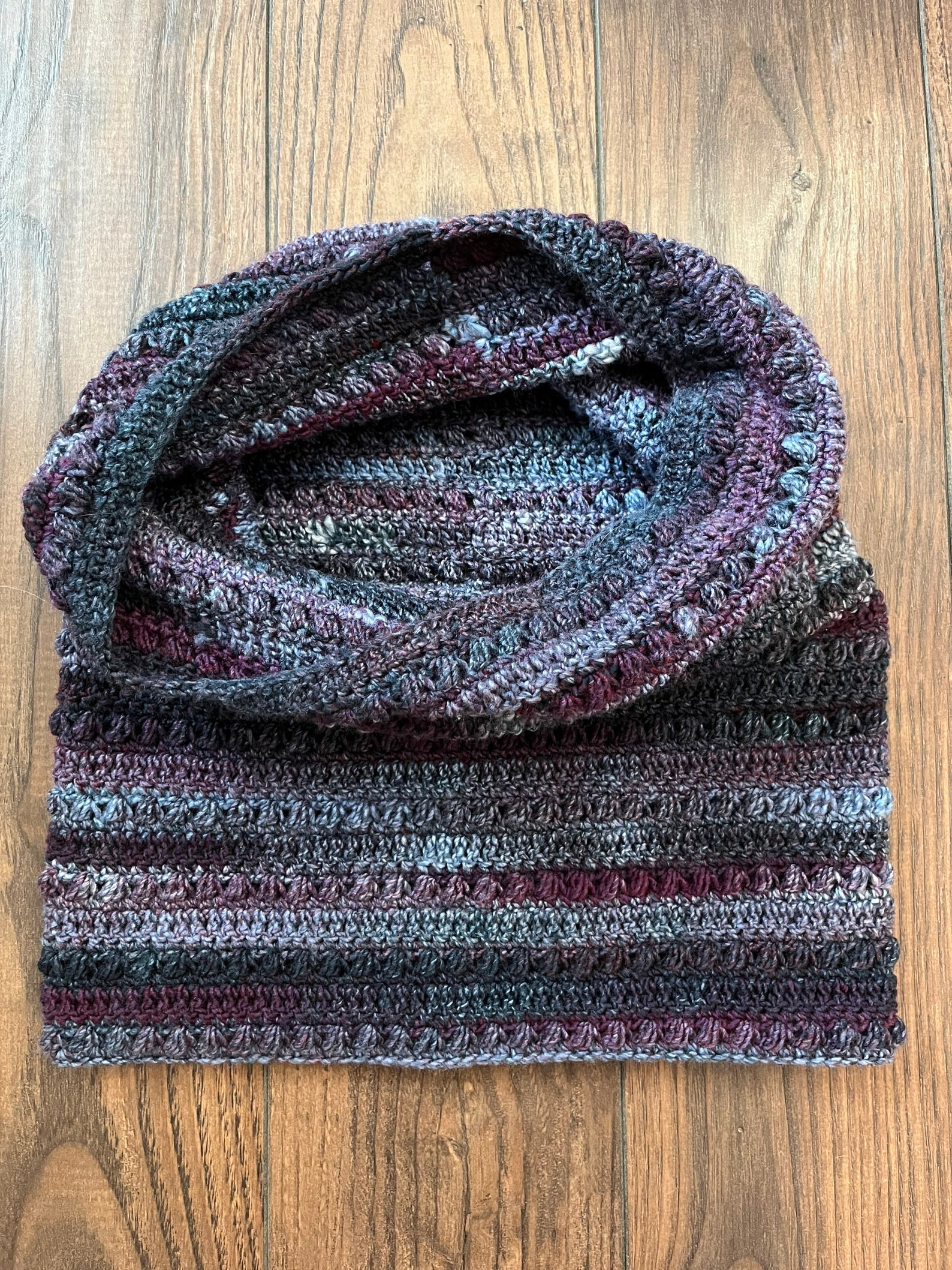 PDF Crochet Pattern - Hooded Cowl - Scarf With Hood - Beginner Boho ...
