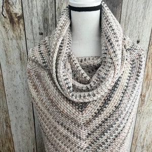 PDF Crochet Pattern - Cozy Hooded Cowl - Easy Women's Scarf - Trendy ...