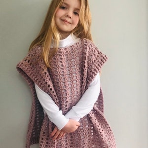 PDF Crochet Pattern Poncho Pattern Girls / Womens Poncho - Etsy