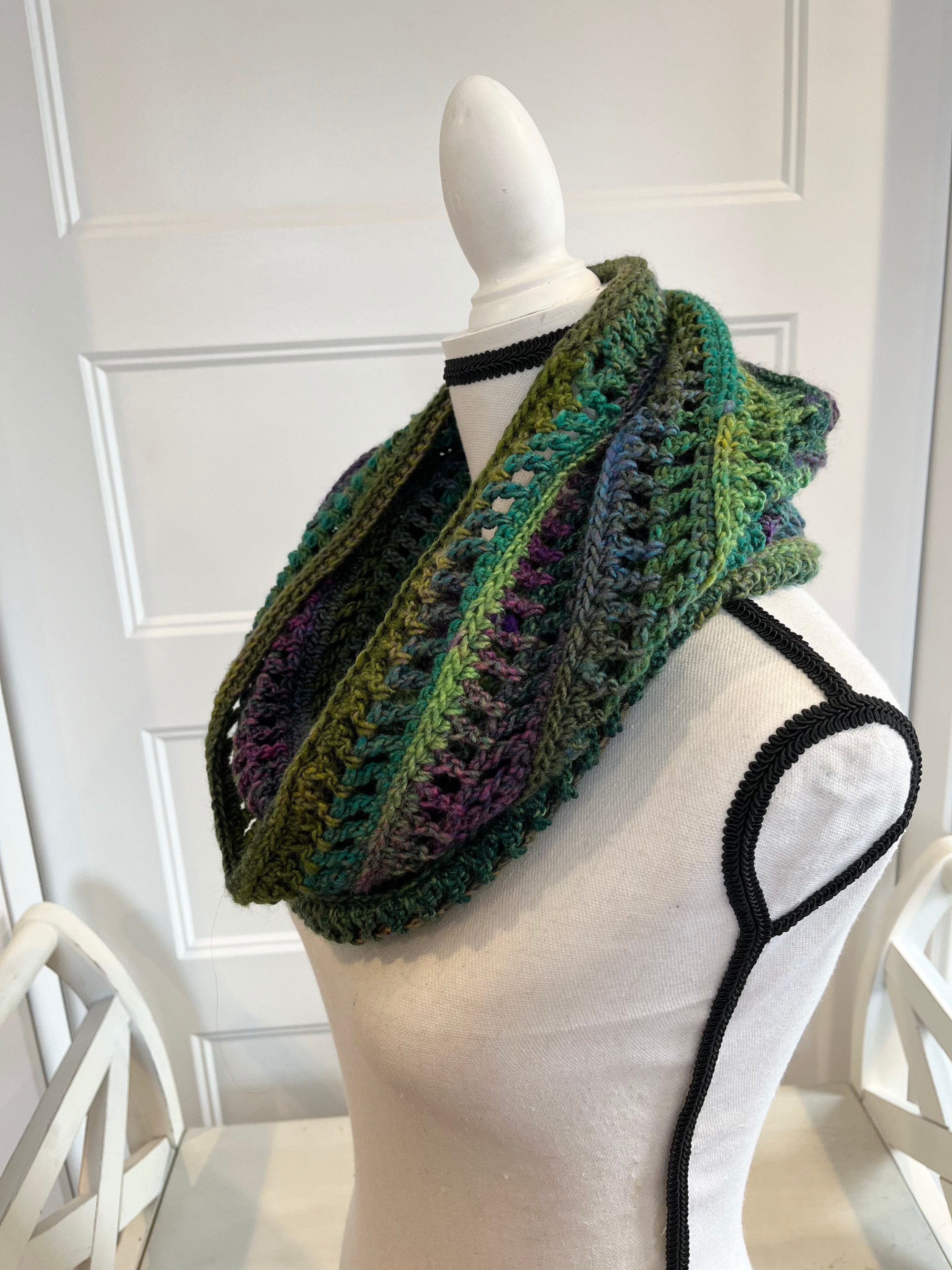 PDF Crochet Pattern With Video Tutorials - Bohemian Hooded Cowl - Scarf ...