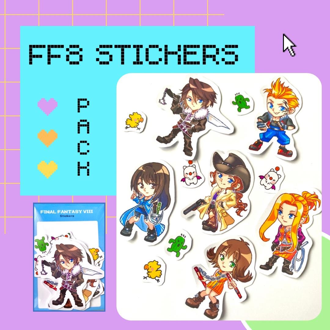 Ff8 Chibi Stickers - Etsy