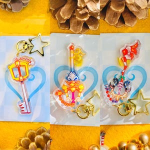 Key to the Kingdom | Keychain | Double-sided print epoxy charm keychain