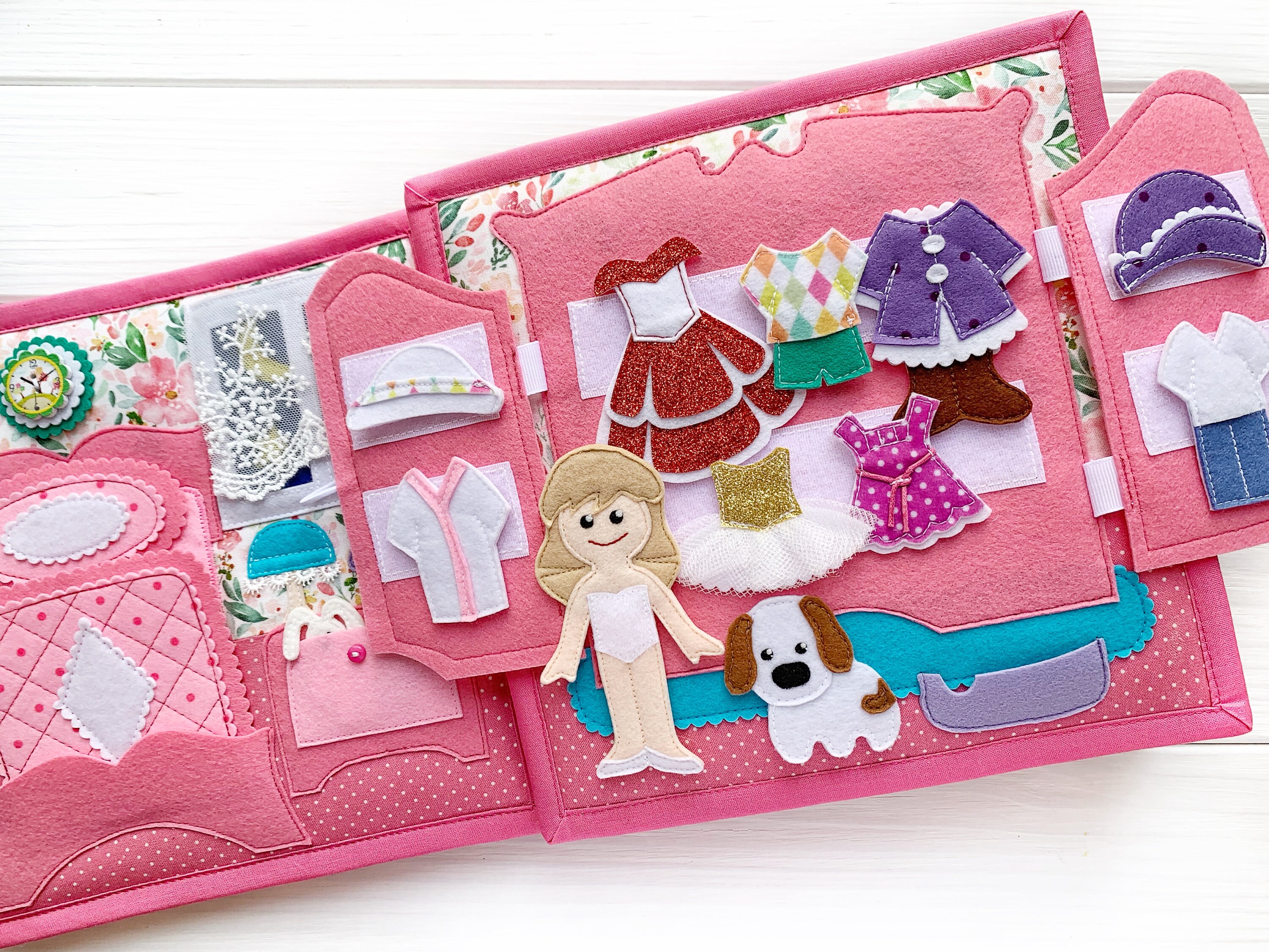 Quiet Book Dollhouse Quiet Book Baby Book Quiet Book for Etsy