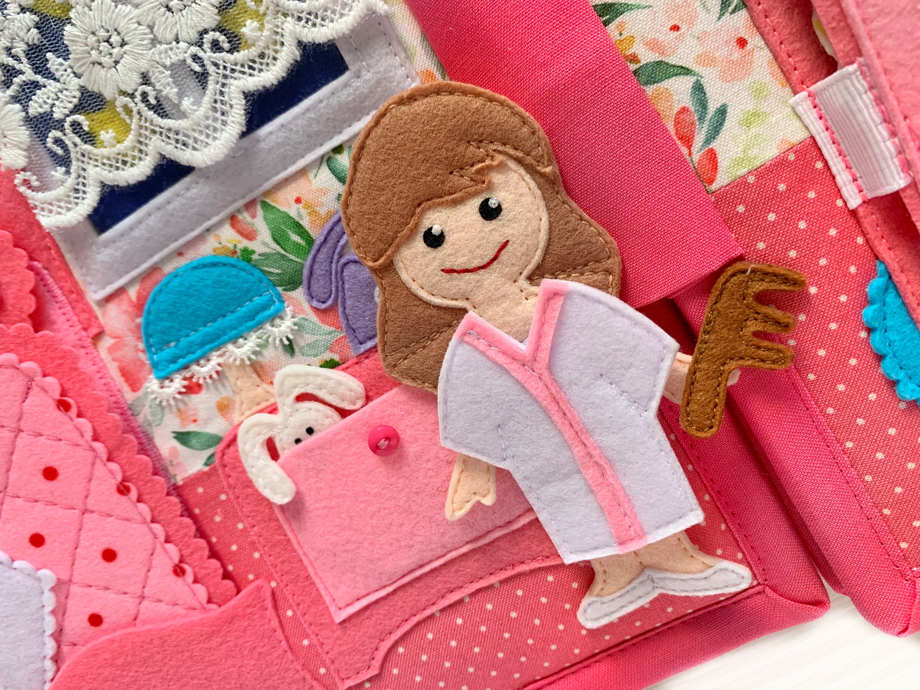 Quiet book dollhouse hot sale for sale
