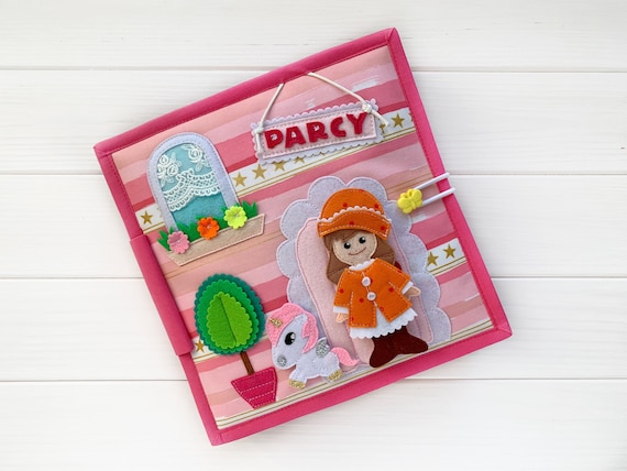 handmade felt quiet book the dollhouse