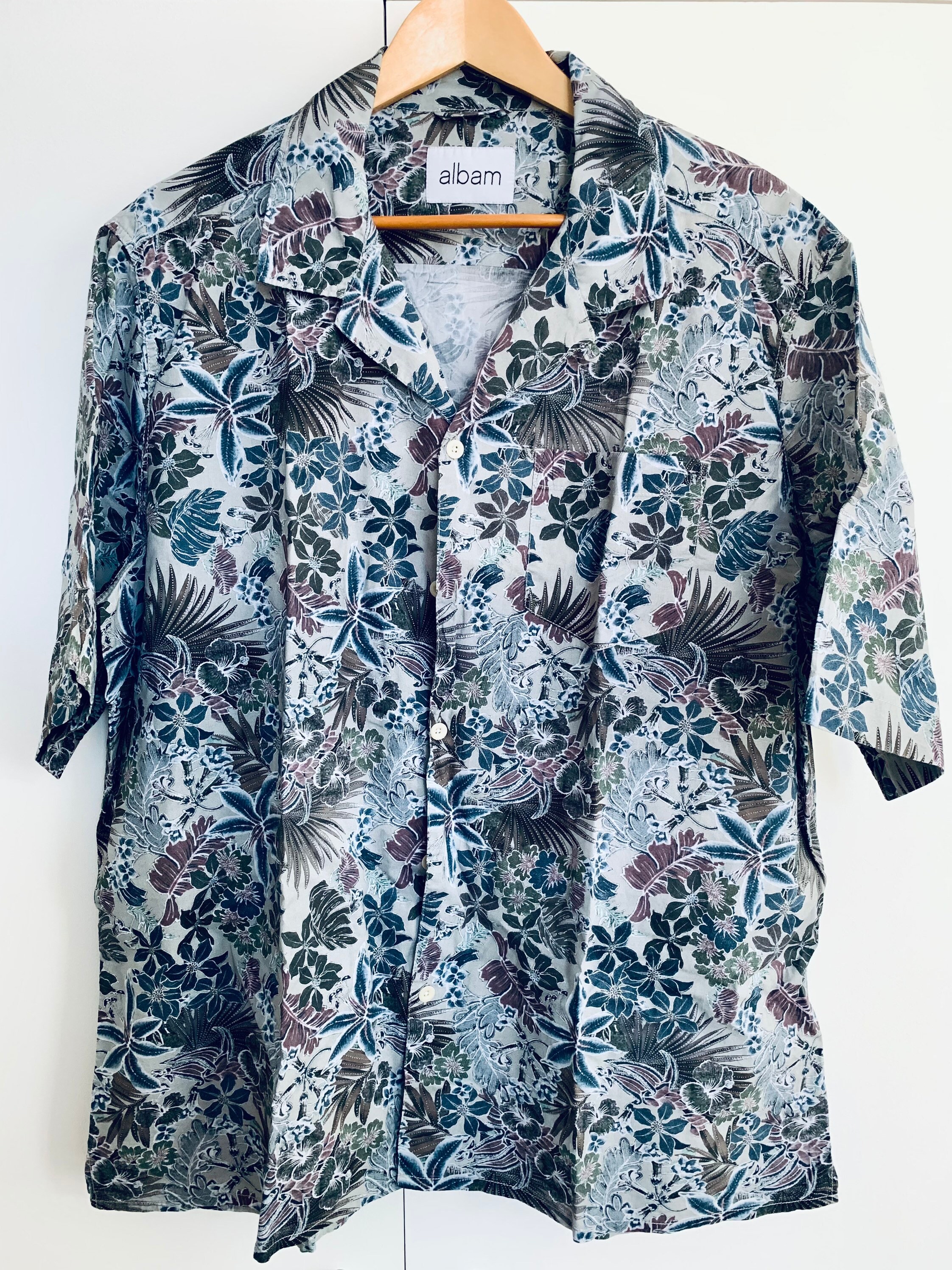 ALBAM Camp-collar Vacation Shirt | Etsy 