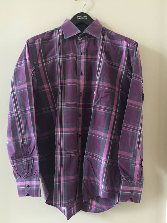 ETRO men's madras shirt