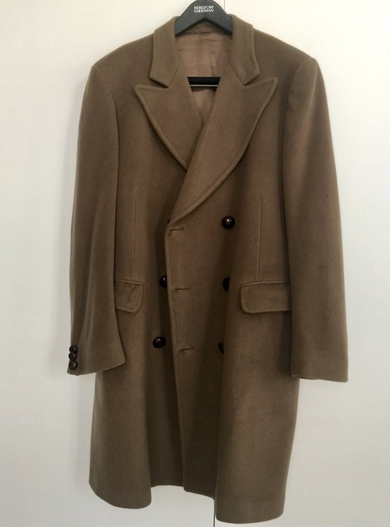 Vintage Double Breasted Overcoat - Etsy Vintage Double Breasted Overcoat - Etsy