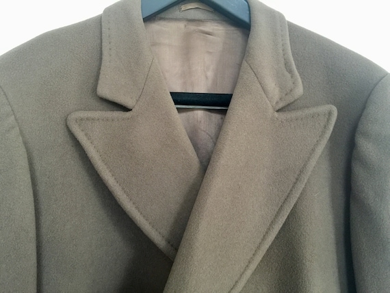 Vintage double breasted overcoat - image 7