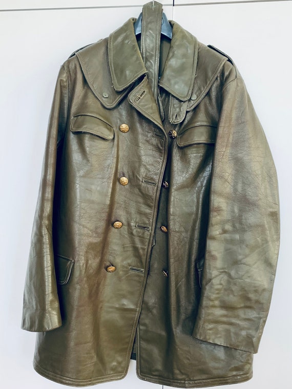 Unique Belgian military style coat - image 1