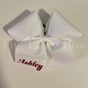 Sparkle Glitter Cheer Bow - your choice of color