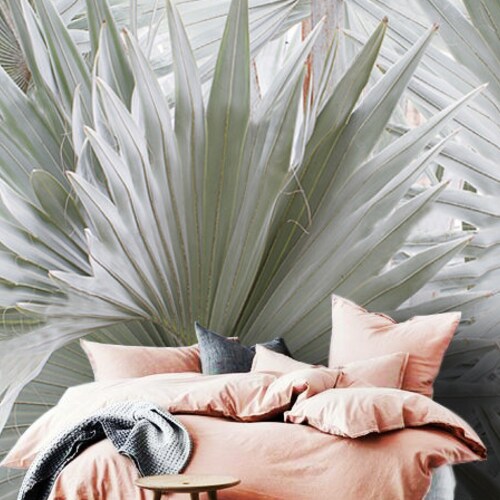 Dark Floral Removable Wallpaper Large Flower Peel and Stick Etsy