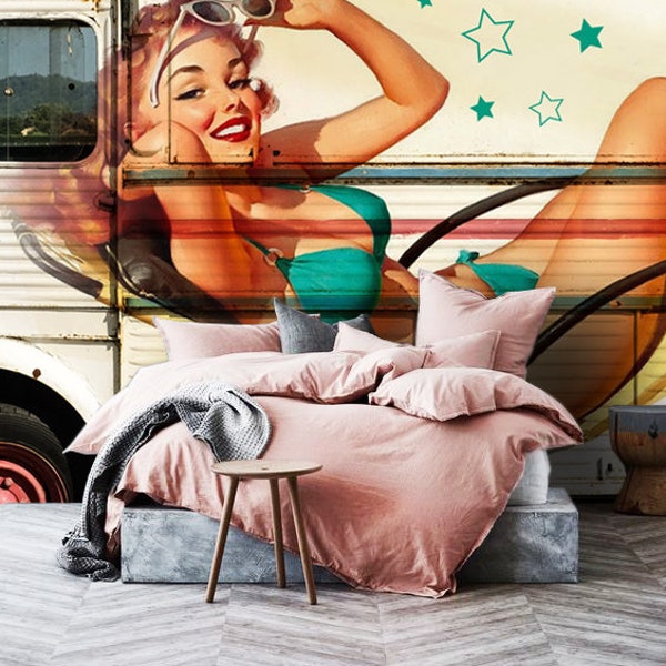 Sixties Wallpaper Etsy