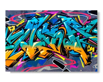 street art on canvas