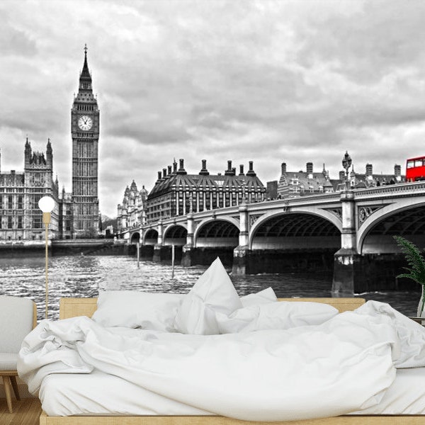 Removable Wallpaper London Etsy