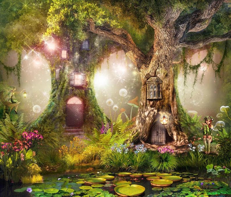 Buy Mobile Wallpaper Enchanted Forest Online in India  Etsy