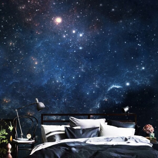 Night Sky Wallpaper Etsy