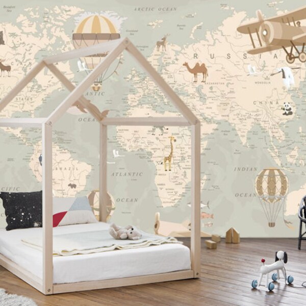 Nursery Wallpapers Etsy