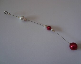 Jewel back poppy red and white n ° 1