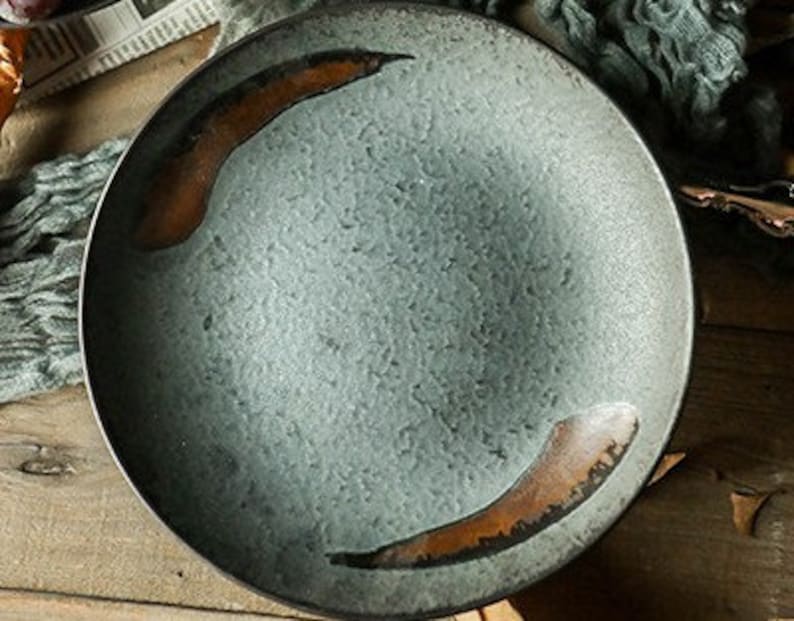 Handmade pottery Pottery plate Housewarming gift Personalized plate Compote Serving plate Ceramic plate Decorative plate
