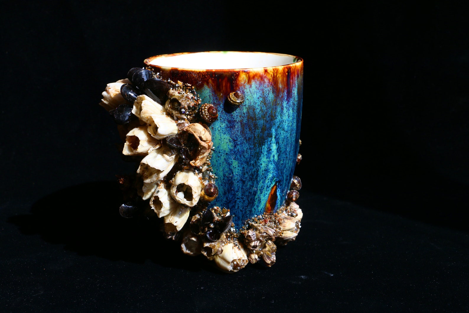 Pottery Mug Coffee Mug Pottery Deepsea Series Glow in the Etsy