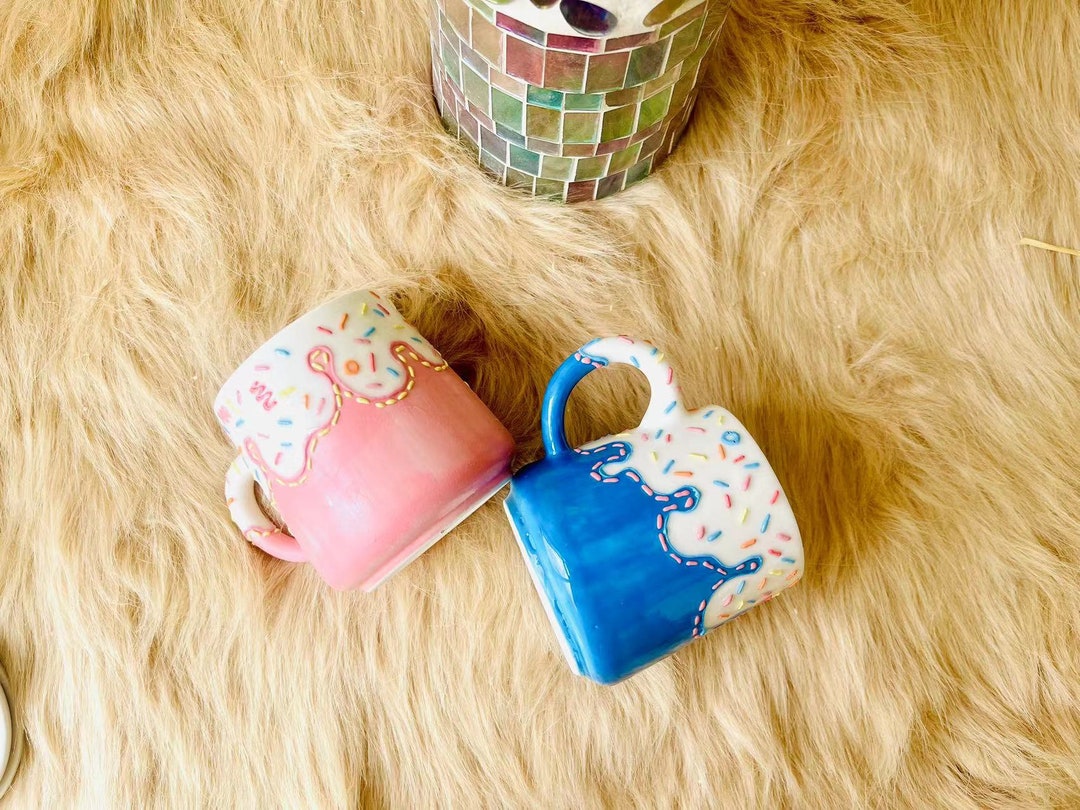 Handmade Ceramic Ice Cream Candy Style Mug Sweet Treats Etsy