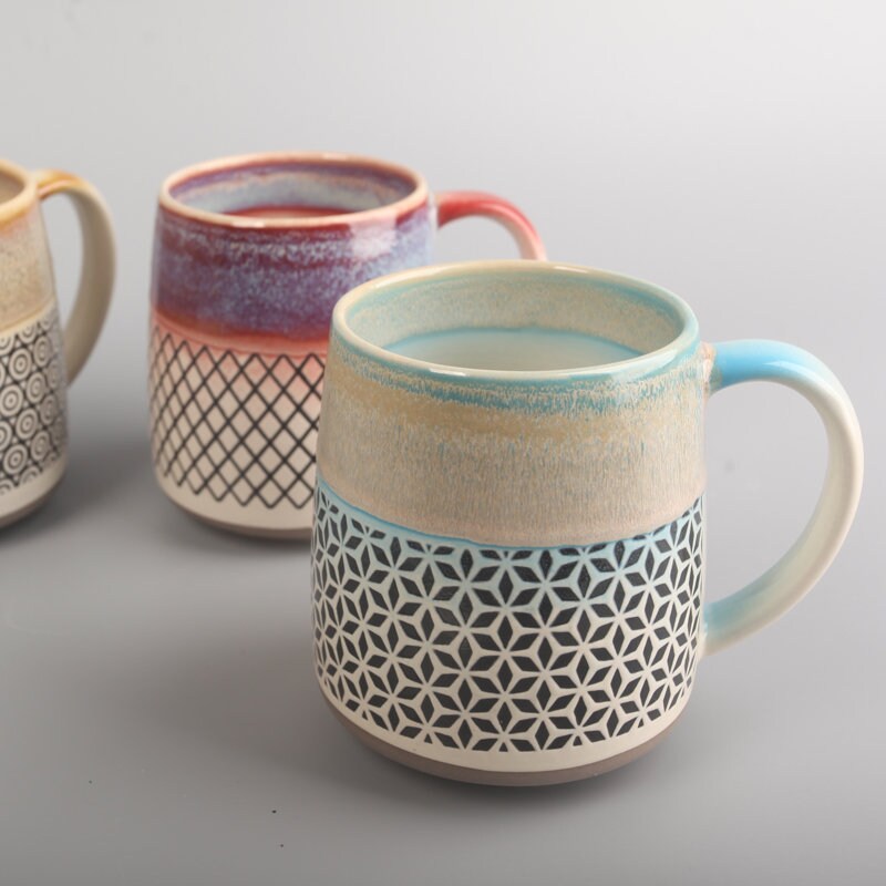 Ceramic mug Pottery mug handmade Coffee mug Gift for her Etsy