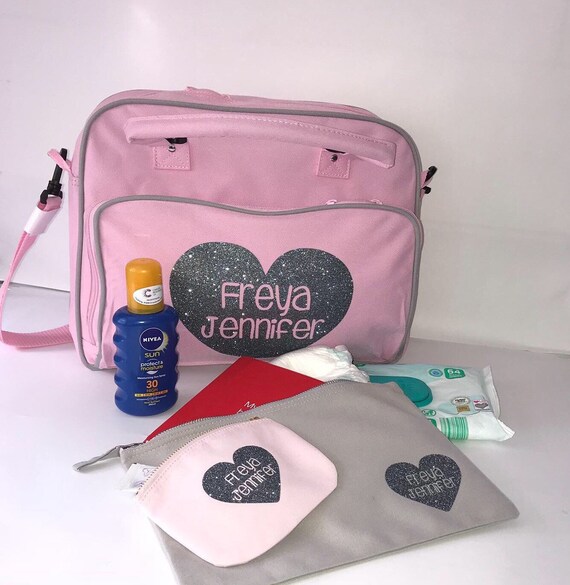 personalised changing bag
