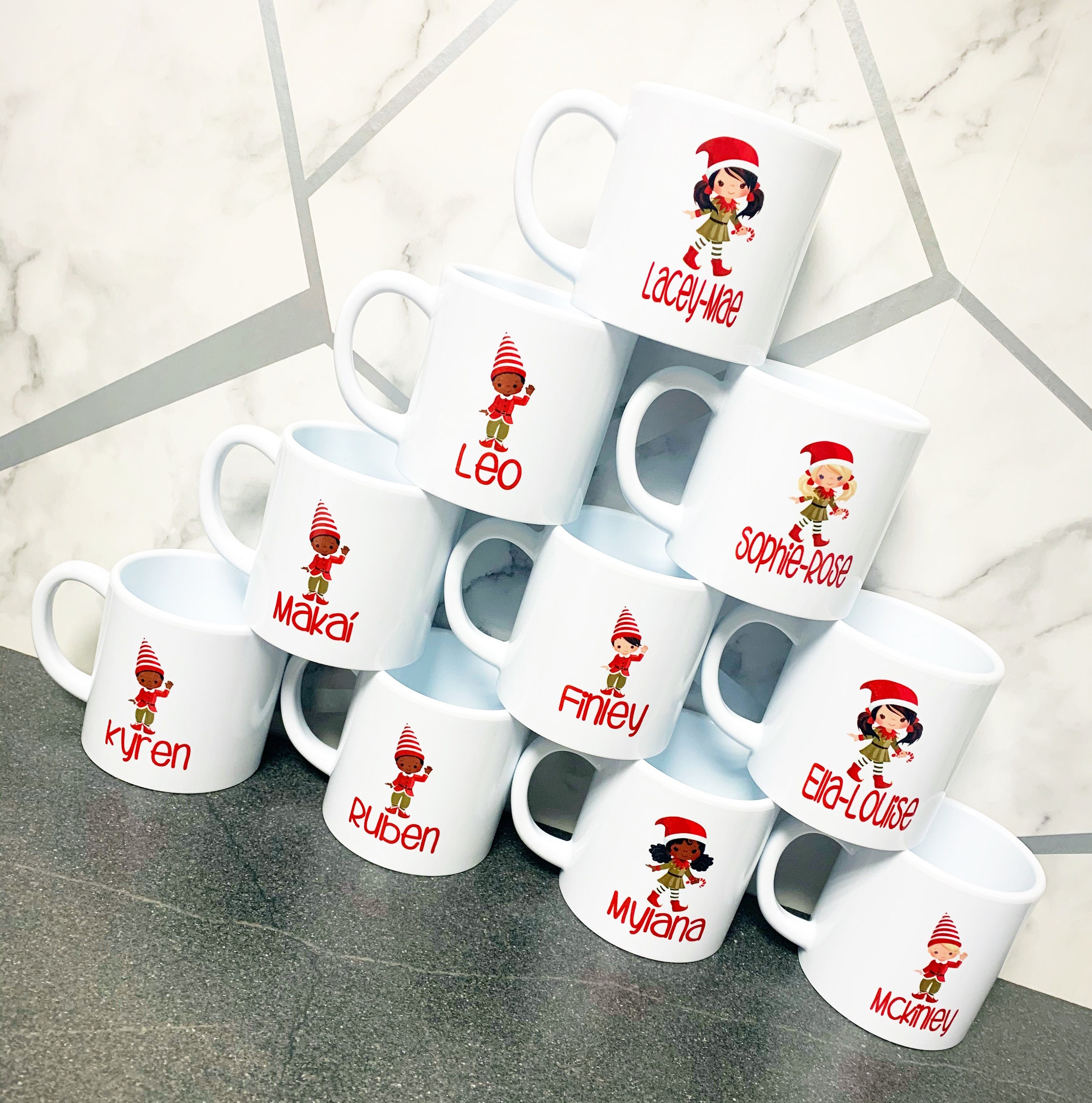 Childrens personalised christmas mug Etsy