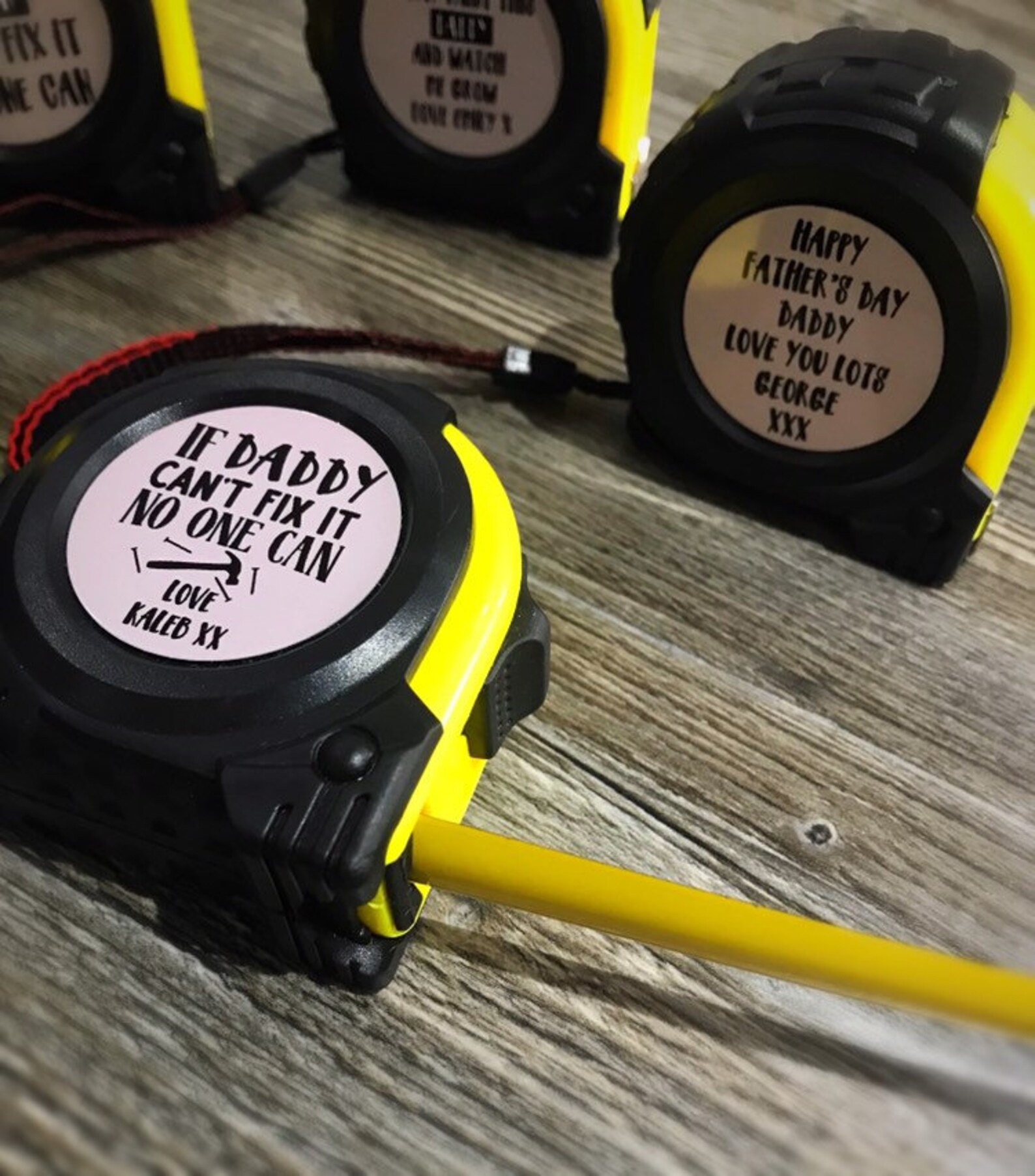 Personalised Tape Measure Fathers Day gift Etsy