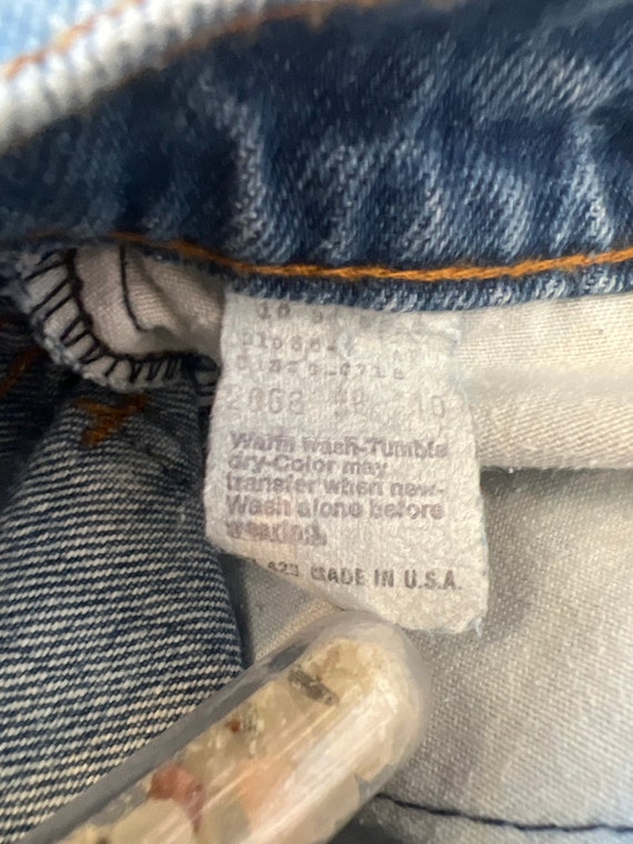 Orange Tab Kid Levi's white patch - image 4