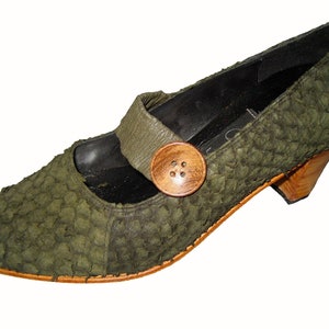 Fish leather shoes discount