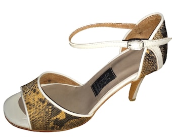 Ankle Strap, Open Toe, Closed Back, High Heels Pumps/Ladies Shoes/Tango Shoes, La Vikinga Shoes