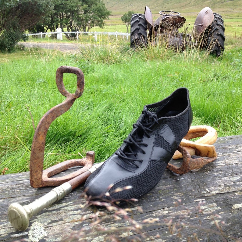 Tango Sneakers La Vikinga Shoes Tango Shoes BLACK Dance Sneakers Practice Shoes Leather Shoes