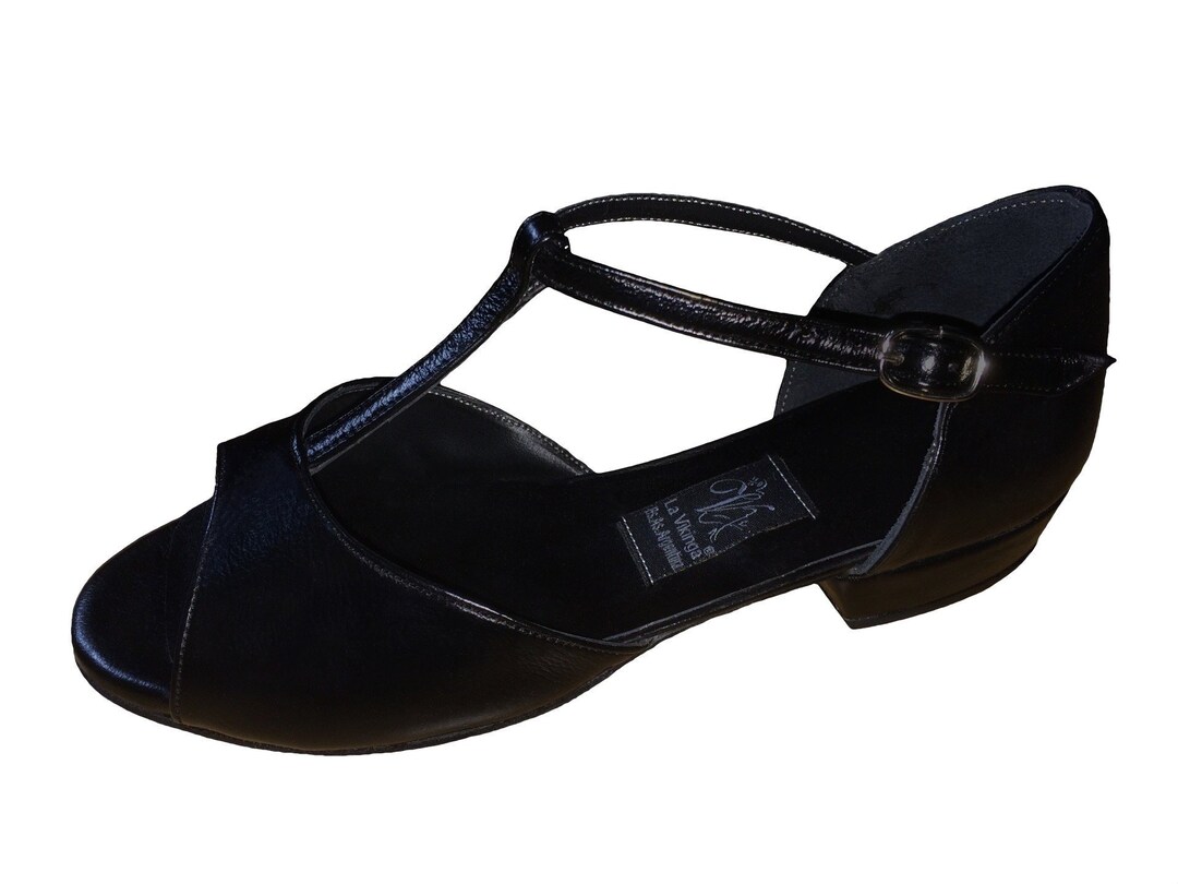 Black ECO Leather Shoes, Practice Shoes, Suede Sole, Dance Shoes, Dance