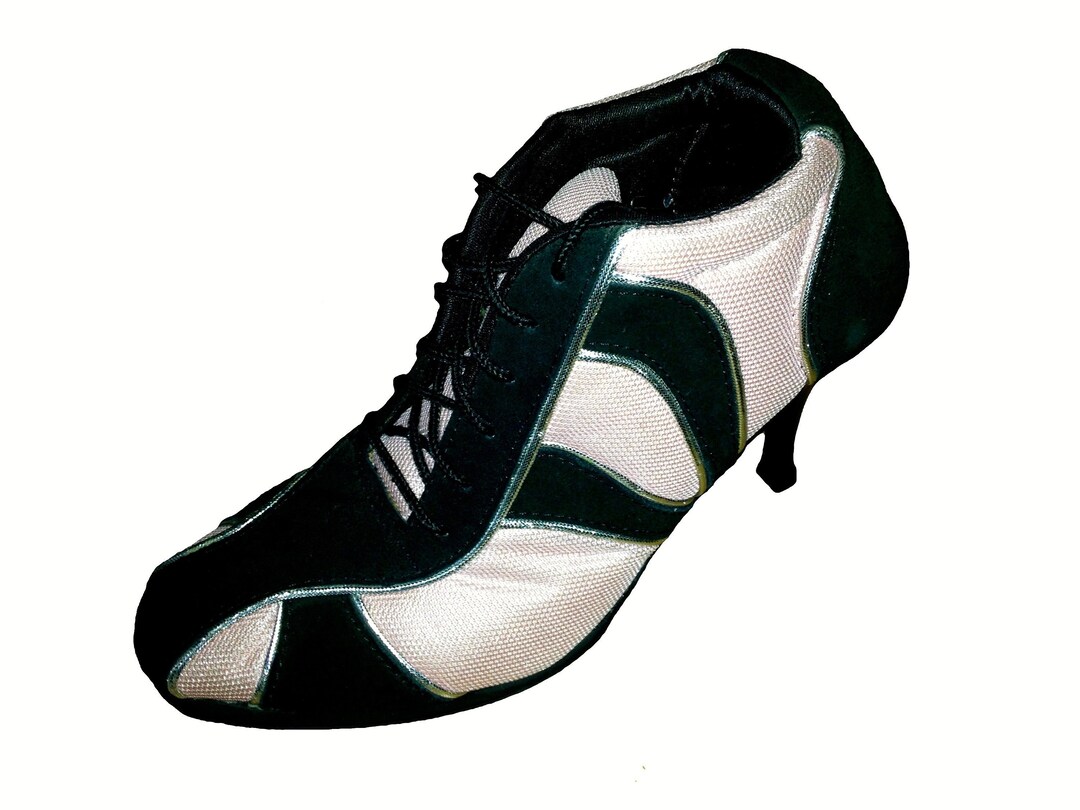 HIGH Heel Suede Dance Sneakers / Suede Practice Shoes / Suede Tango