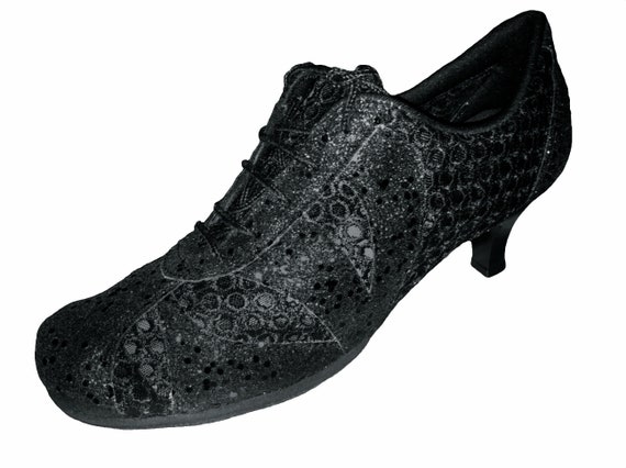 glitter dance sneakers