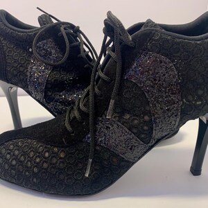 High Heel Sneakers Dance Tango Suede Leather Sole image 6