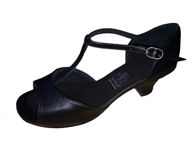 Organic Leather Practice Shoes Black ECO Leather Shoes La Vikinga Shoes Dance Shoes Dance Sole Suede Sole