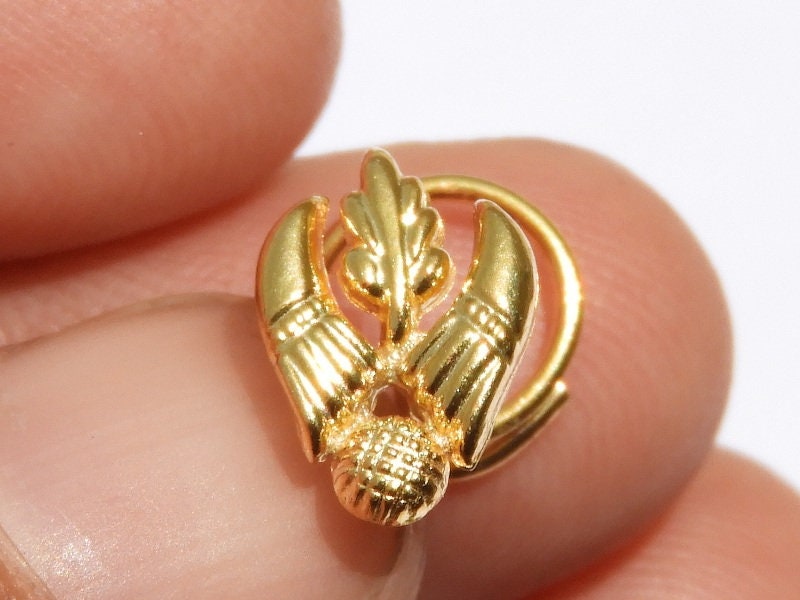 Gold nose bali design Clearance