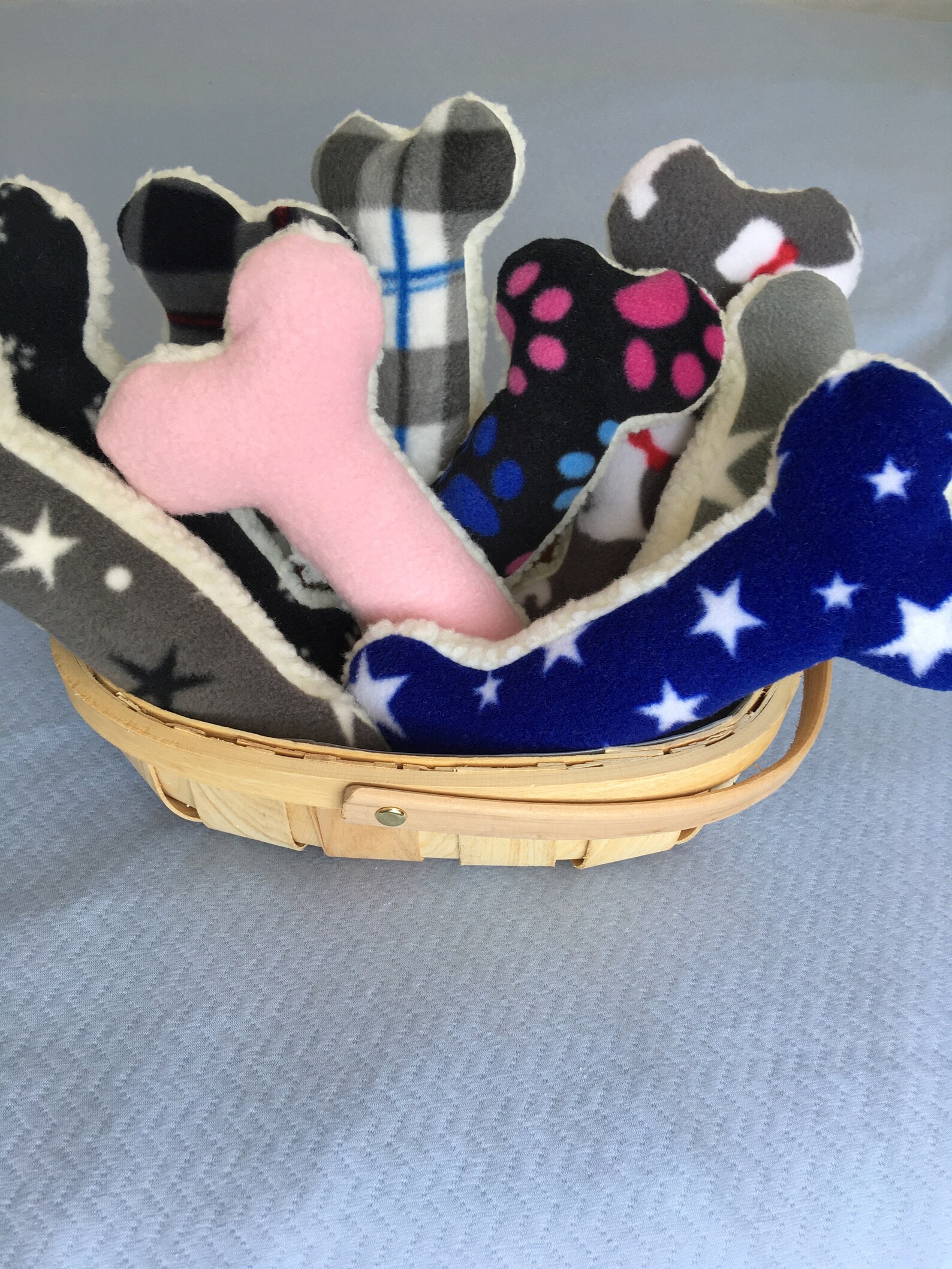 Bone shape Soft Dog Toy with without Squeaker Etsy