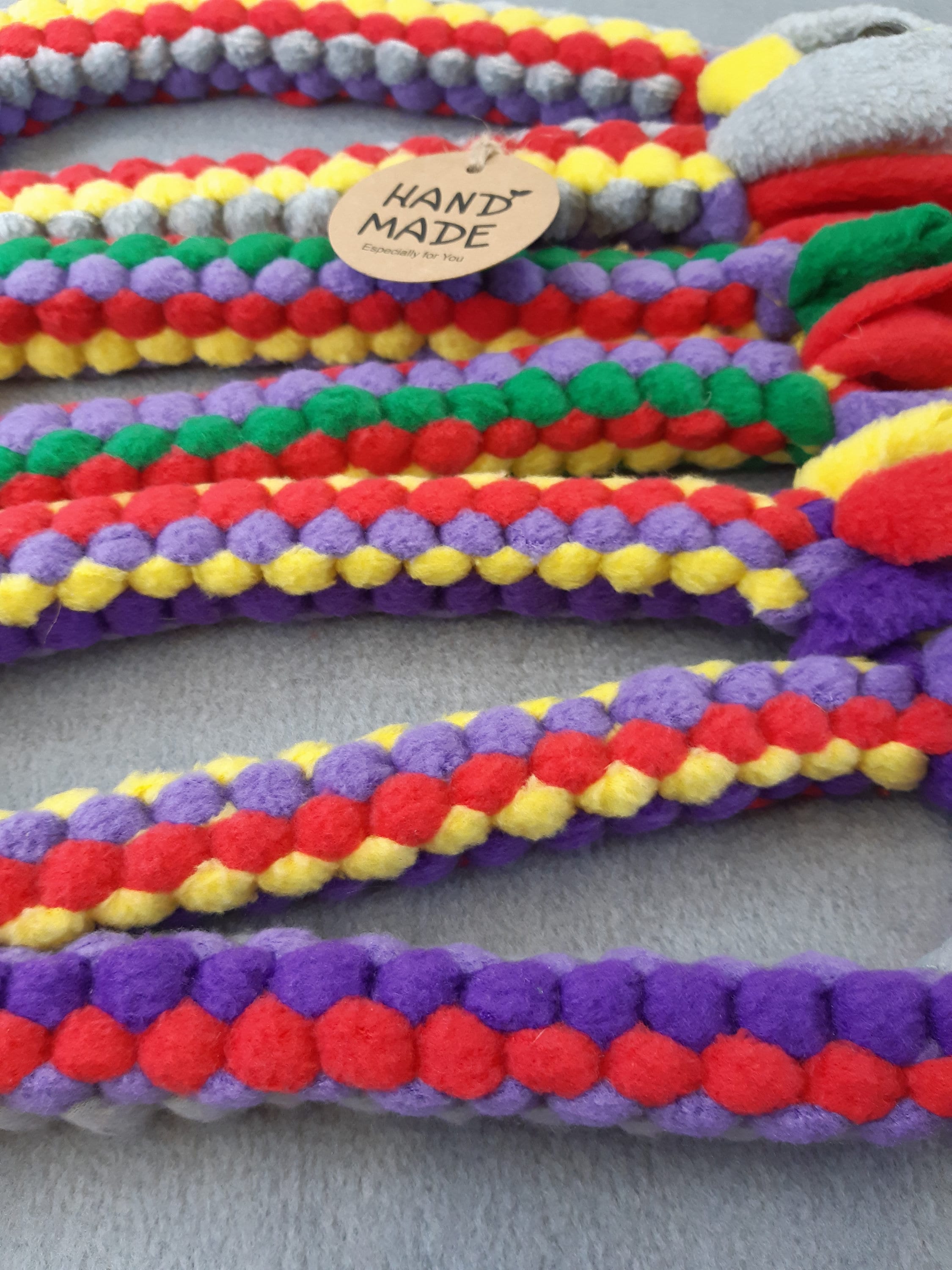 Dog Tug Toys strong Fleece Tugs Dog Toys Etsy UK